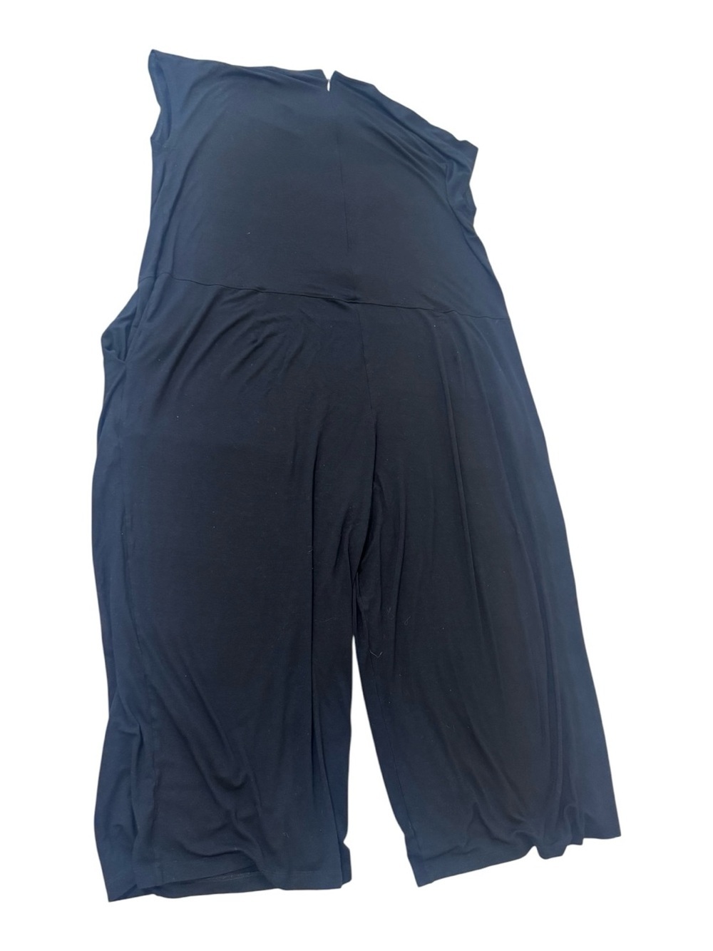 Eileen Fisher Black Sleeveless Wide-Leg Knit Jumpsuit - Picture 4 of 8